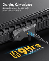 CVLIFE Rifle Laser Sight Compatible with Picatinny Rail, view 2