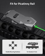 CVLIFE Rifle Laser Sight Compatible with Picatinny Rail, view 5