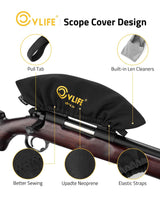 CVLIFE Scope Cover, Waterproof Neoprene Rifle Scope Cover, view 2