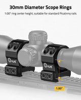 CVLIFE Scope Level, Scope Rings 30mm 1 in Ring Center Height for Picatinny, view 2