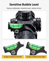 CVLIFE Scope Level, Scope Rings 30mm 1 in Ring Center Height for Picatinny, view 5