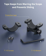 CVLIFE Scope Rings Mounts 1 Inch - 2 Pcs, view 4
