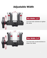 CVLIFE Shooting Rest Head Universal Rifle Clamp, view 2
