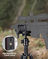 CVLIFE Shooting Rest Head Universal Rifle Clamp, view 6