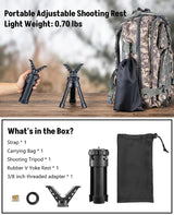 CVLIFE Shooting Rest Rifle Tripod Lightweight Bench Rifle Rest, view 6