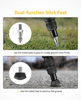 CVLIFE Shooting Stick Monopod Hunting Tripod, view 5