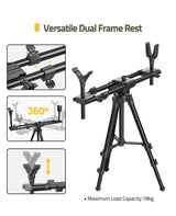 Cvlife Shooting Tripods for Rifles with 360° QD V Yoke Rest, view 2