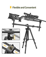 Cvlife Shooting Tripods for Rifles with 360° QD V Yoke Rest, view 3