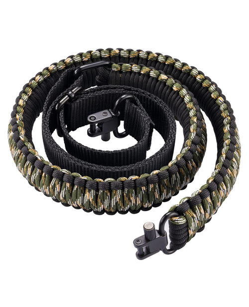 CVLIFE Shotgun Sling 550 Paracord Sling - Tri-Lock Swivel