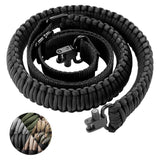 CVLIFE Shotgun Sling 550 Paracord Sling - Tri-Lock Swivel, view 4