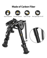 CVLIFE shoulder-mount Bipod 6-9 Inch Adjustable Super Duty Bipod, view 6