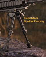 CVLIFE shoulder-mount Bipod 6-9 Inches Picatinny Bipod, view 2