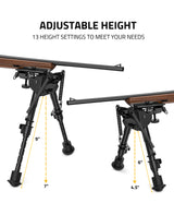 CVLIFE shoulder-mount Bipod Pivot Tilt Bipod with Swivel-Stud & Detachable S Lock, view 5