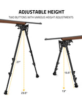 CVLIFE shoulder-mount Bipod Pivot Tilt Bipod with Swivel-Stud, view 6