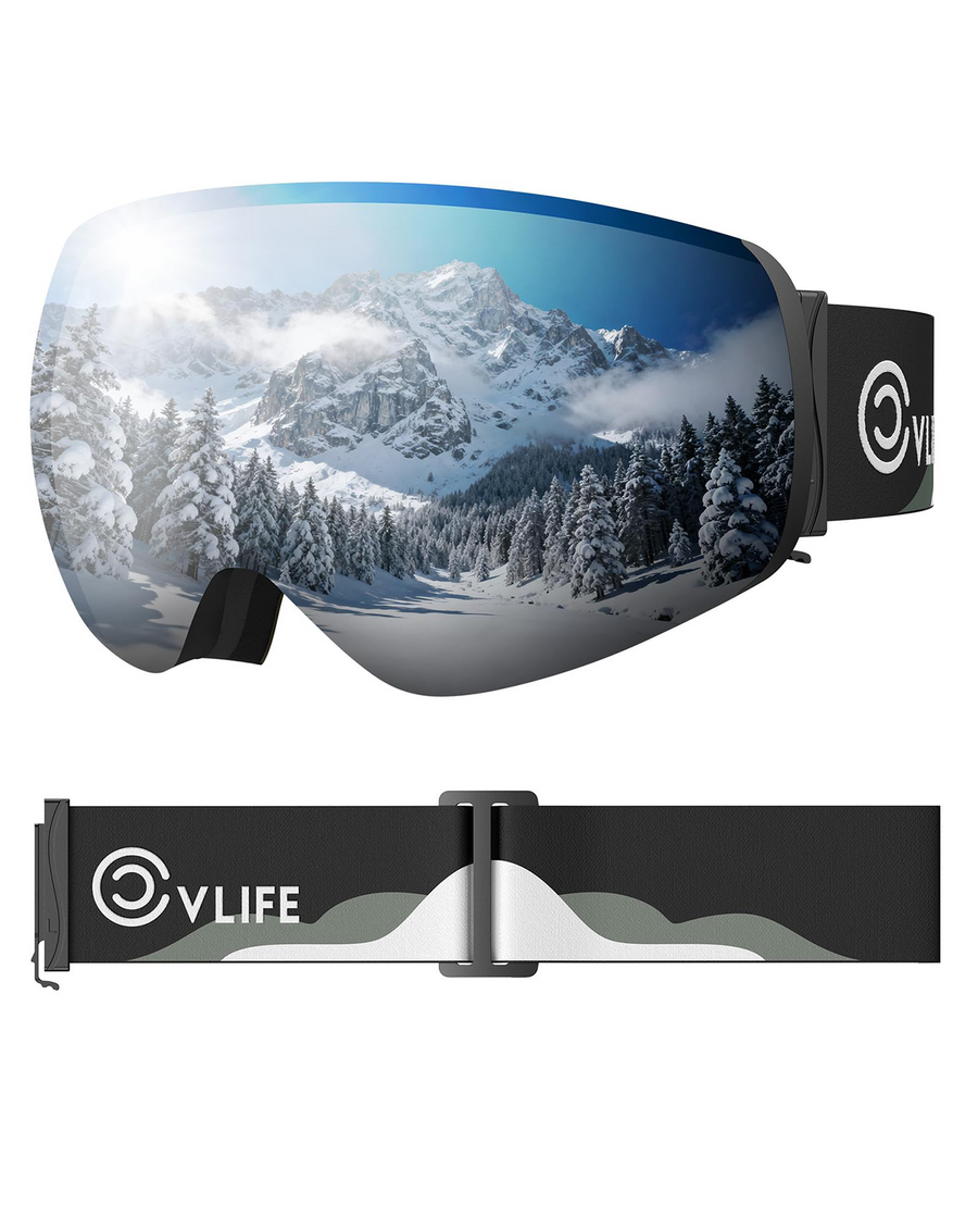 CVLIFE Ski Goggles OTG, Snow/Snowboard Goggles