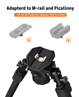CVLIFE Sling Swivel Stud Bipod for shoulder-mount, view 3
