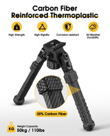 CVLIFE Stud Bipod Mount 8 11 - Stable and Sturdy Support, view 3