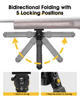 CVLIFE Stud Bipod Mount 8 11 - Stable and Sturdy Support, view 5