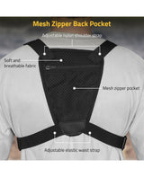 CVLIFE Chest Bag with Pistol Holster - Adjustable Vest for Men, Outdoor, view 4