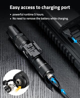 CVLIFE Flashlight 1900 Lumens Green Laser Light Combo, view 5