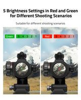 CVLIFE FoxSpook Gun Red Dot Sight Red Green Dot Scope Dot Sight, view 4
