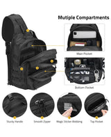 CVLIFE Sling Bag Backpack for Men, view 4
