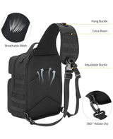 CVLIFE Sling Bag Backpack for Men, view 5