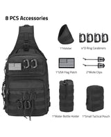 CVLIFE Sling Bag Backpack for Men, view 6
