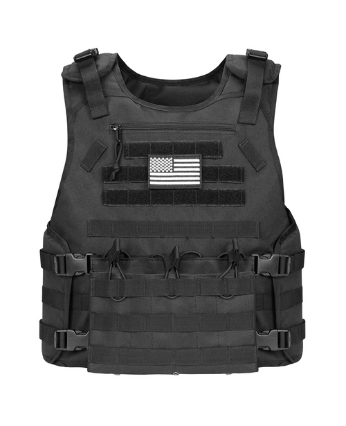 CVLIFE Vest with Zipper Bag Webbing System
