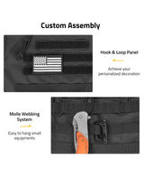 CVLIFE Vest with Zipper Bag Webbing System, view 4