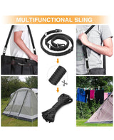CVLIFE Two Point Sling 550 Paracord Traditional Sling Adjustable Strap, view 6