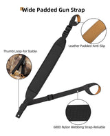 CVLIFE Two Point Sling Non-Swivel, Neoprene Padded Shotgun Sling with Thumb Hole, view 2