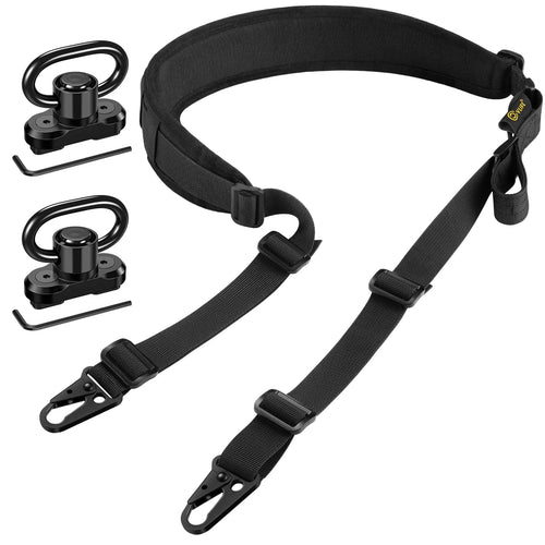 CVLIFE Two Point Sling Quick Adjust Rifle Sling 2-Pack Gun Swivels
