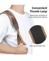 CVLIFE Two Point Sling with Removable Swivels Rifle Sling, view 4