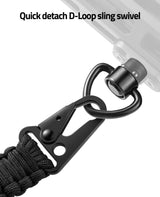 CVLIFE Two Point Slings 550 Paracord Adjustable Strap, view 5