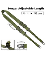 CVLIFE Two Points Sling with Length Adjuster Traditional Sling with Metal Hook, view 3