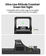 CVLIFE WildHawk 2MOA Dot & Circle Green Dot for RMS/RMSC, view 6
