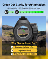 CVLIFE WildHawk Multiple Reticle 2 MOA Green Dot, view 6
