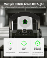 CVLIFE WildHawk X Solar Auto Brightness Green Dot Sight, view 6
