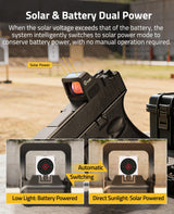 CVLIFE WildHawk X Z03 Solar Red Dot for RMS/RMSC, view 2