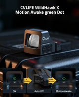 CVLIFE WildHawk X Z04 Solar Green Dot for RMSC, view 6