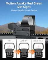 CVLIFE WolfCloak 40mm Motion Awake Red Green Dot Sight, view 2