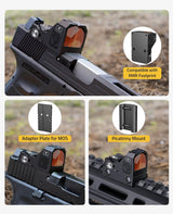 CVLIFE WolfCloak Dot Sight, Red/Green Dot Sight with Motion Awake, view 2