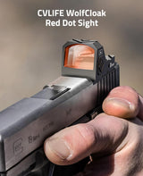CVLIFE WolfCloak Dot Sight, Red/Green Dot Sight with Motion Awake, view 6
