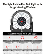 CVLIFE WolfCovert Auto-Brightness 7-Reticle Red Dot Sight, view 3