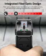 CVLIFE WolfCovert Motion Awake 6 MOA Red/Green Dot Sight, view 3