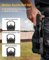 CVLIFE WolfCovert Motion Awake Red/Green Dot Sight, view 5