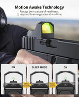 CVLIFE WolfCovert Multiple Reticle Motion Awake Green Dot Sight, view 5