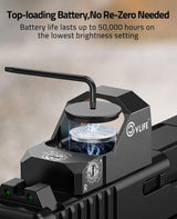 CVLIFE WolfCovert Multiple Reticle Motion Awake Green Dot Sight, view 6