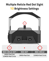 CVLIFE WolfCovert Multiple Reticle Rot Dot Sight, view 2